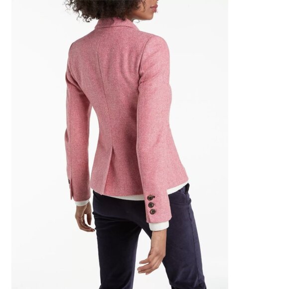 Boden British Tweed Blazer By Moon US Size 4R - Picture 3 of 14